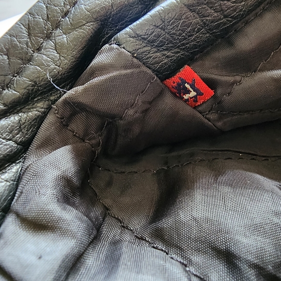 Vintage Genuine Leather Motorcycle Jacket Size L (but runs small) - Picture 6 of 12